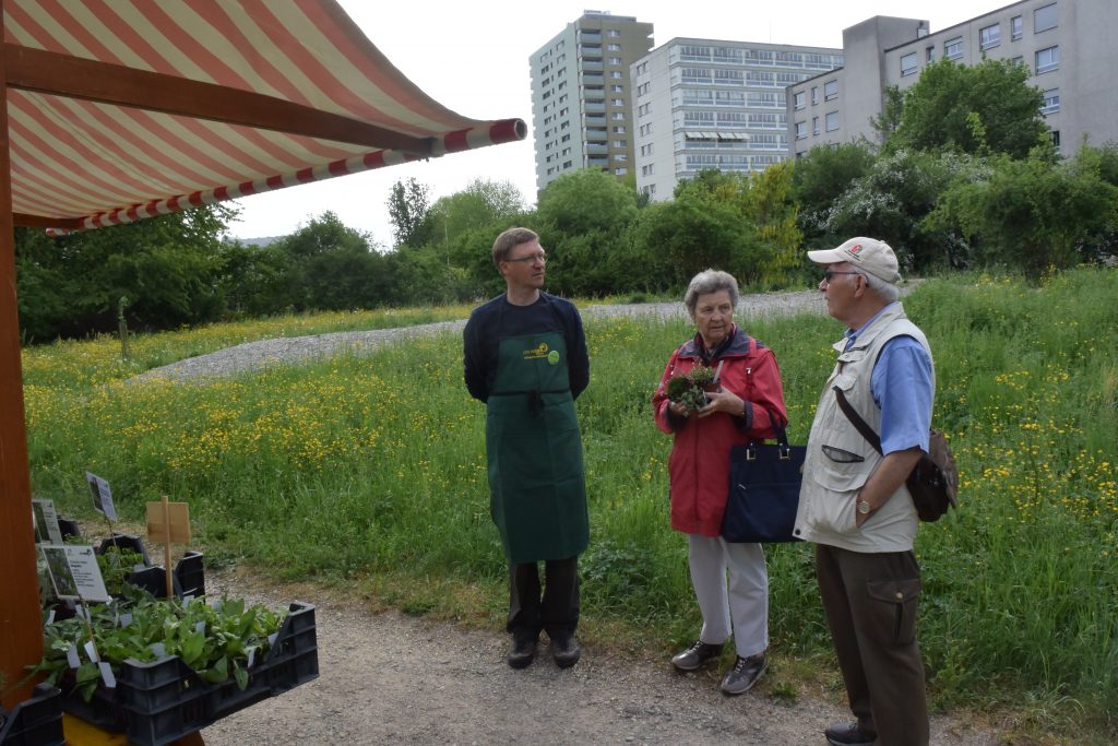 Wildpflanzenmarkt 2018 - Biotop Am Stausee, 28. April 2018 (© NVVB)