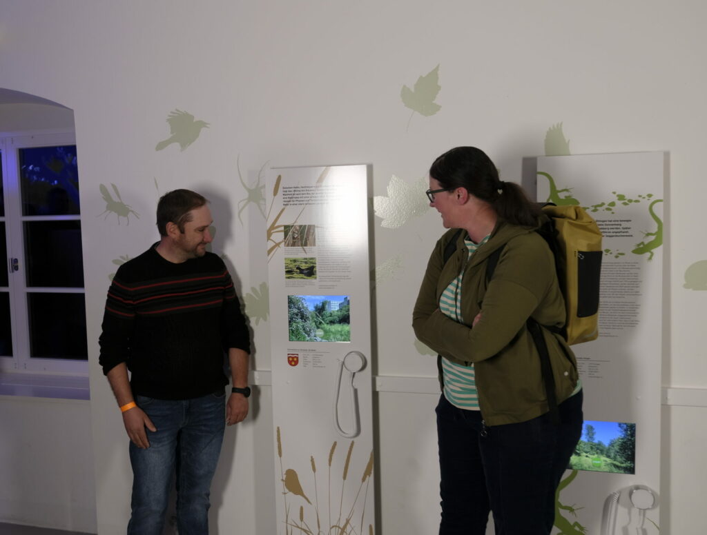 Naturporträt Birsfelden "Biotop Am Stausee"- Vernissage «Wildes Baselbiet», 22. Oktober 2021 © Museum.BL, Liestal